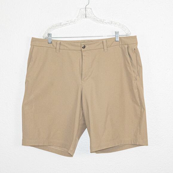 Lululemon Men's Commission Chino Shorts in Khaki Beige sz 38 - Picture 1 of 11